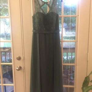 Long green Dress